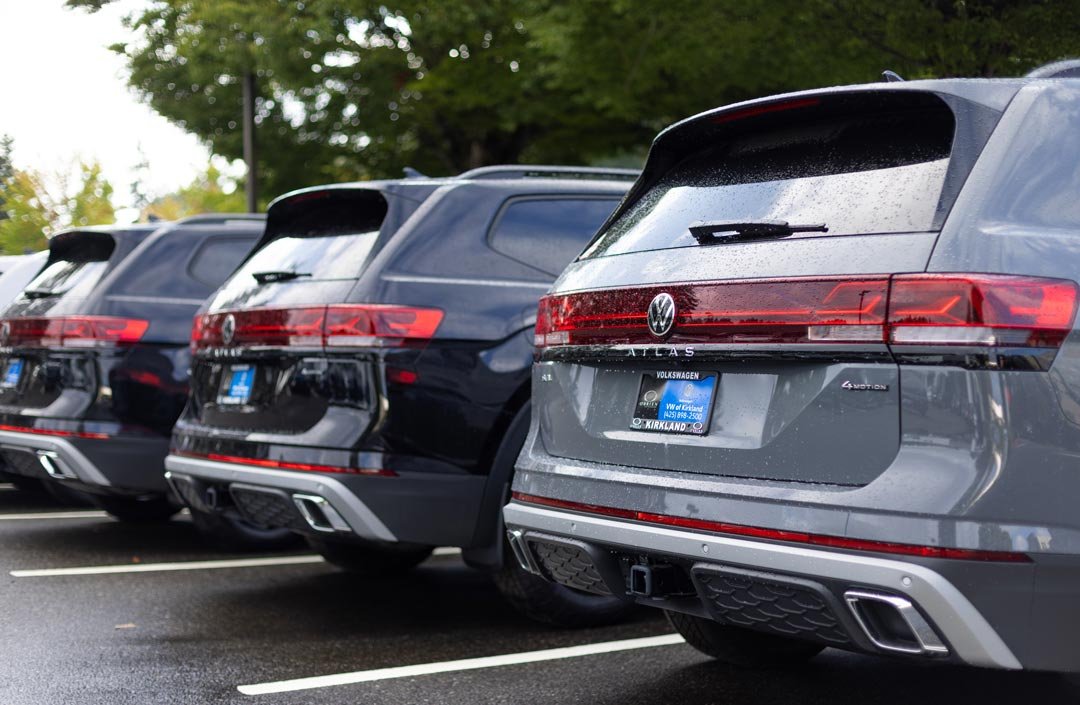 VW Atlas rear view